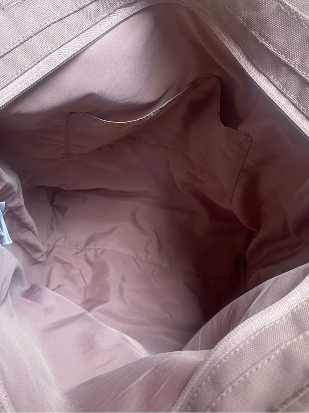 Herschel Supply Co. Mauve Taupe Large Shopper Tote Canvas Travel Work Bag - Picture 5 of 15